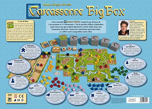 Carcassonne Big Box Asmodee - Juego de Tejas