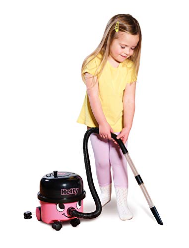 Casdon 729 Hetty Pink Toy Aspirador para niños Mayores de 3 años | Se ve y Funciona como lo Real