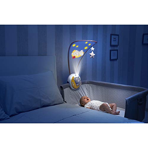 Chicco-Next2Moon Móviles De Cuna Azul, Color Beige (Artsana 00009828000000)