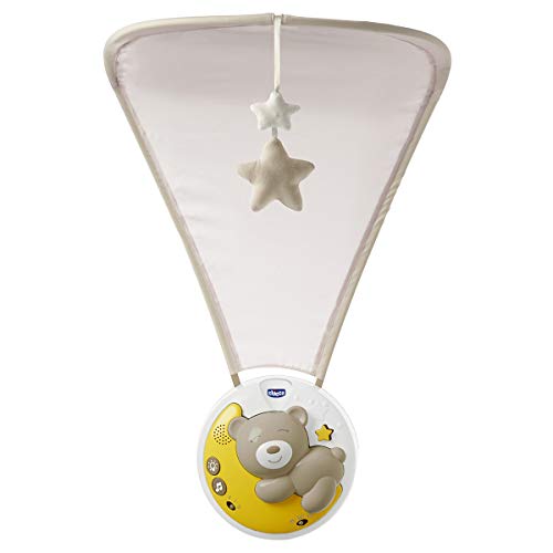 Chicco-Next2Moon Móviles De Cuna Azul, Color Beige (Artsana 00009828000000)