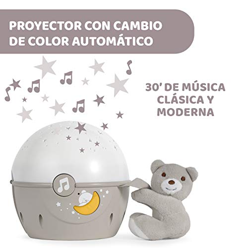 Chicco-Nezt2Stars Neutral Móviles De Cuna, Color Gris (00009863000000)