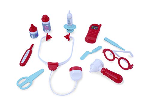 Chicos Peppa Pig. Centro Médico de Juguete. Juego de Imitación para Niños. Incluye 11 Accesorios. +18 Meses (Fábrica 84503)