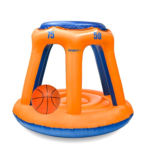 Chnaivy Pool Basketball Hoop Indoor Outdoor Swimming Basketball Hoop Set Best Water Sports Competitive Water Play with Two Ball Included for Kids and Adults
