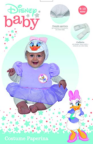 Ciao 11261.6-12 Donald Duck Daisy Duck - Disfraz para Bebé (Talla 6-12 Meses), Color