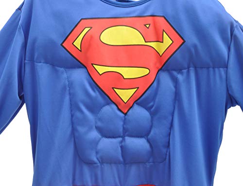 Ciao-11699.3-4 Superman Disfraz, Color Azul/Rojo, 3-4 años (11699.3-4)