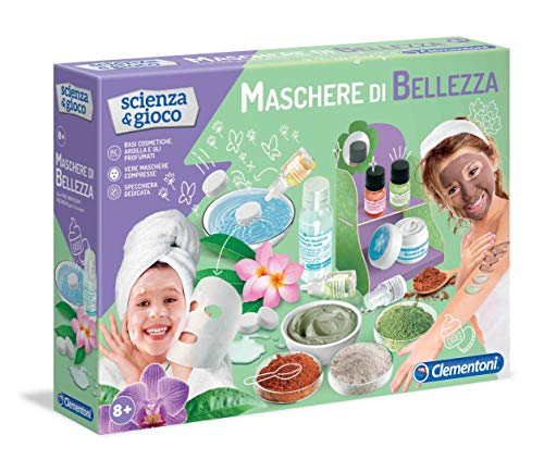 Clementoni- Ciencia Máscaras de Belleza, Juego científico, Multicolor (19127)