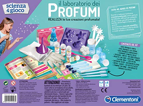 Clementoni- Il Laboratorio dei Profumi Ciencia y Juego, Multicolor (19107)