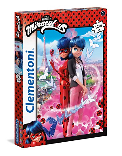 Clementoni - Ladybug Miraculuos Supercolor Puzzle, 104 Unidades, 27076