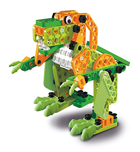 Clementoni- Mechanics Junior – Dinosaurios en Movimiento – Fabricado en Italia construcción – Mecánico – Juego científico – 6 años +, Color 3, 3 (19180)