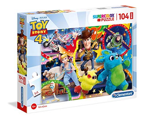 Clementoni Puzzle 104 Piezas Maxi Toy Story 4, Multicolor (23740.1)