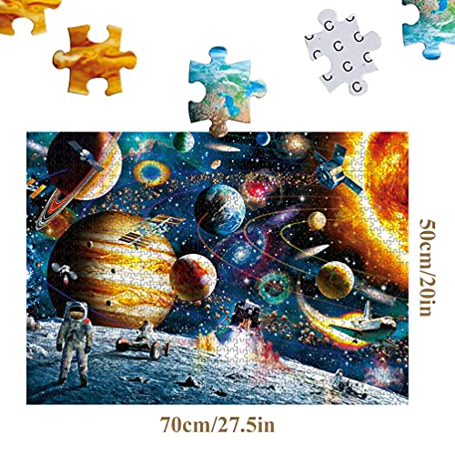 CofunKool Jigsaw Puzzles Planetas Espaciales 1000 Piezas Puzzle para Adultos, 70 x 50 cm