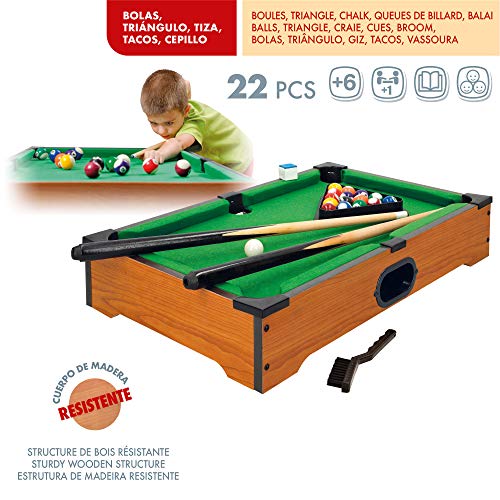 ColorBaby Juego Billar 51X31X9 cm - CB Games