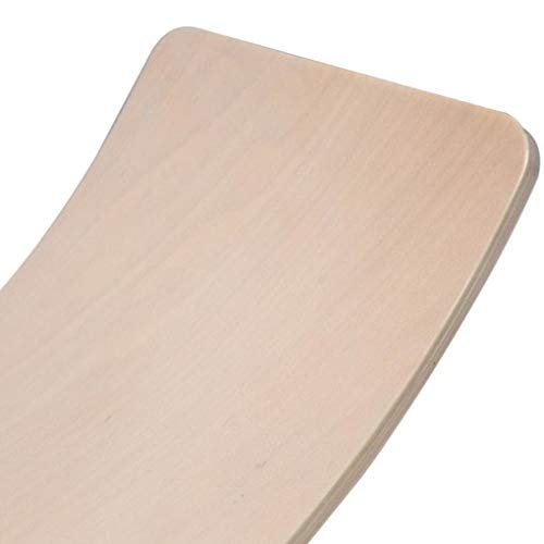 COOL · DREAMS - Tabla de equilibrio de madera, Montessori, Waldorf, Pickler con fieltro de protección color Etna. Juguete balancín para niños