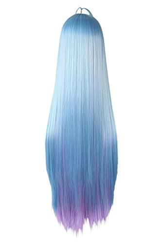 CoolChange Peluca de Shiro de la Serie No Game No Life, Azul y violete