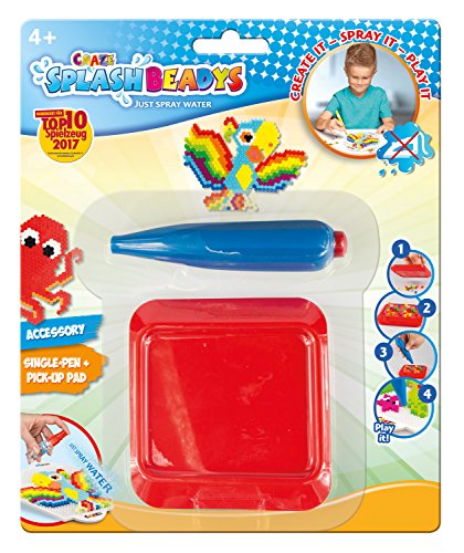 CRAZE- Cuentas de fusibles Fuse Beads Splash BEADYS Pin único con Almohadilla de Recogida Pinzas de Agarre 11157, Multicolor , color/modelo surtido