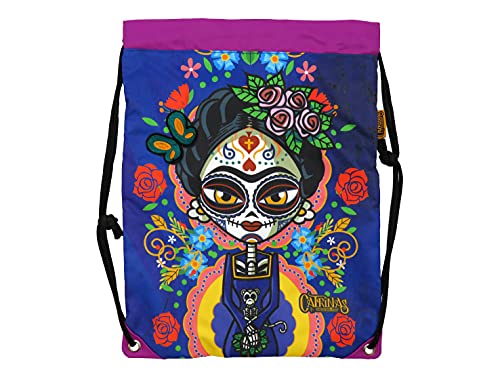 CYP BRANDS- Mochila Saco 34X44 CATRINAS - Matilda, Multicolor (MC-03-CT)