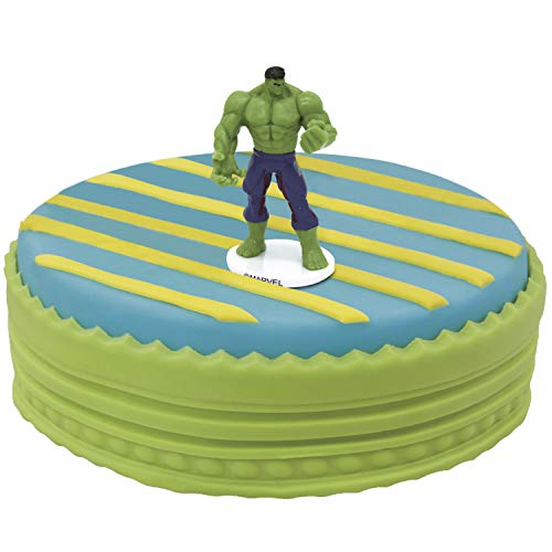 Dekora - Decoracion para Tartas con la Figura de Hulk de 9 cm