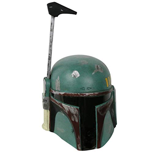 Delaspe - Casco mandaloriano de látex para disfraz de Halloween