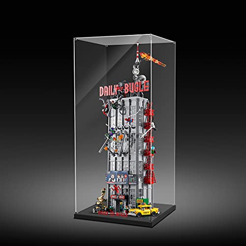 Dellia Vitrina acrílica para Lego 76178 Spider-Man Daily Bugle, expositor de acrílico compatible con Lego Marvel 76178 (sin set Lego)