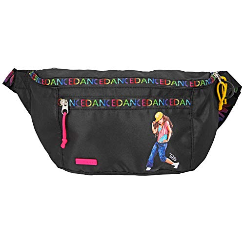 Depesche-DP-0010967 Riñonera TopModel Dance, Negro, Aprox. 10 x 20 x 40 cm, Color Rosa, Länge: 10 cm Breite: 34 cm Höhe: 24 cm (10967)