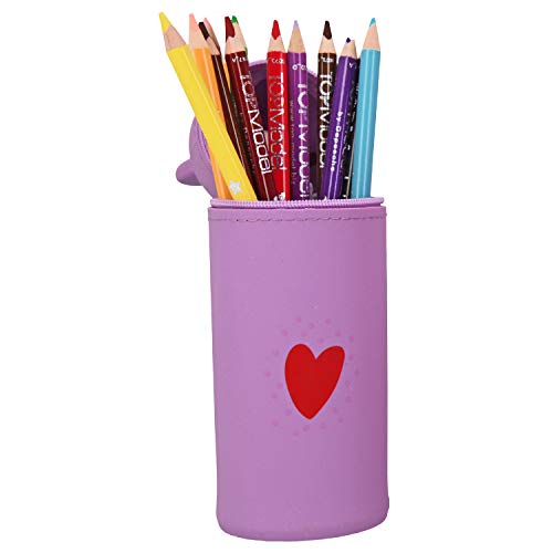 Depesche- Estuche de Silicona, TopModel Candy Cake, Aprox. 18,5 x 6 x 6 cm, Colores Surtidos (11010)