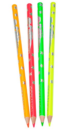 Depesche- Pack de 4 Lapices Fluorescente, Multicolor (6399)