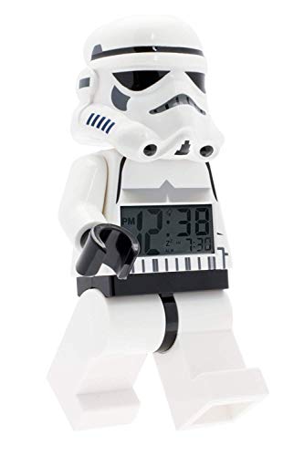 Despertador con luz infantil con figurita de la tropa de asalto de LEGO Star Wars 9002137
