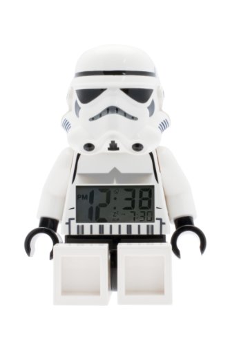 Despertador con luz infantil con figurita de la tropa de asalto de LEGO Star Wars 9002137