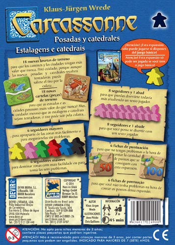 Devir- Carcassonne: Posadas y catedrales (BGCARPO)