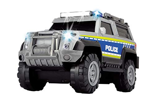 Dickie- Vehículo de policía SUV luz y Sonido Action Series 30cm 3306003 Coche Juguete