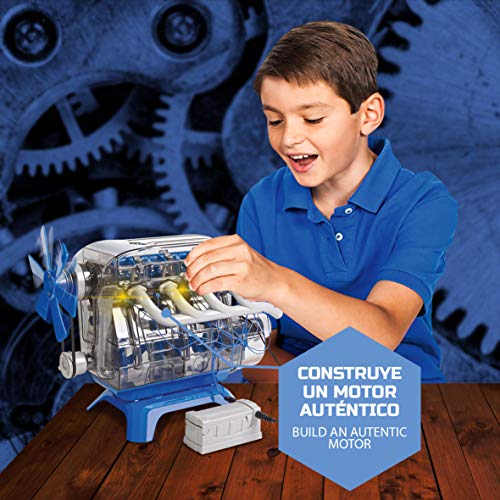 Discovery Other Construye, Juegos, Maquetas para Niños, Construccion, Motor de Juguete, Color Blanco, Talla Única (6000179)