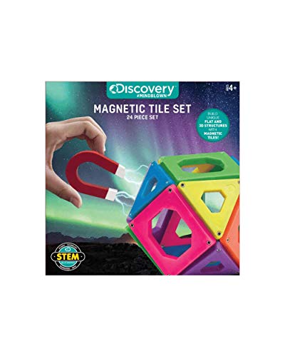 Discovery Set de Piezas Mindblown, educativos, niños, imanes, Juego construccion, Bloques magnéticos, Multicolor (World Brands 6000433)
