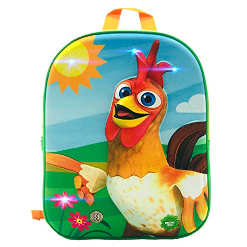 Disney Mochila con Luz Y Sonido, Unisex niños, Multicolor, 24x32x9