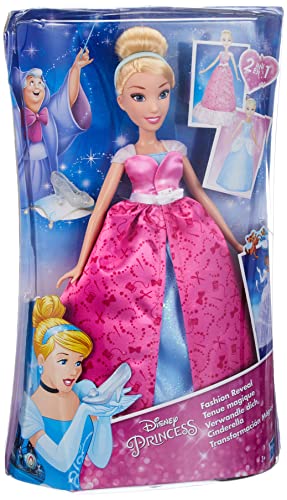 Disney Princess - Muñeca Cenicienta transformación mágica (Hasbro C0544EU4)