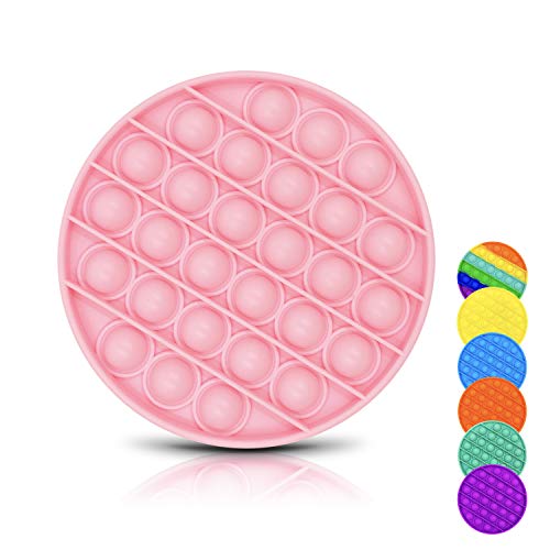 DONSFIELD Pop It Fidget Toy para Todos – Fun Push Pop Bubble Sensory Fidget Juguetes para niños con Autismo y Adultos – Diseñado para Necesidades Especiales y ansiedad – Rosa