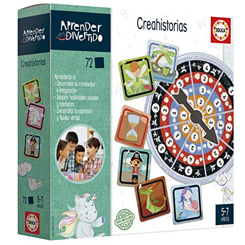 Educa - Aprender es Divertido: Crear Historias Juego Educativo para niños, a Partir de 5 años (18694)