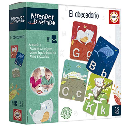 Educa - Aprender es Divertido: El Abecedario Juego Educativo, Multicolor (18696)