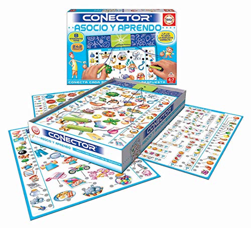 Educa - Asocio y Aprendo Juego Connector para Niños, Multicolor (17202)