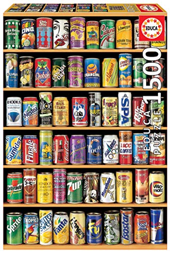Educa Borras - Genuine Puzzles, Puzzle 1.500 piezas, Latas (14446)