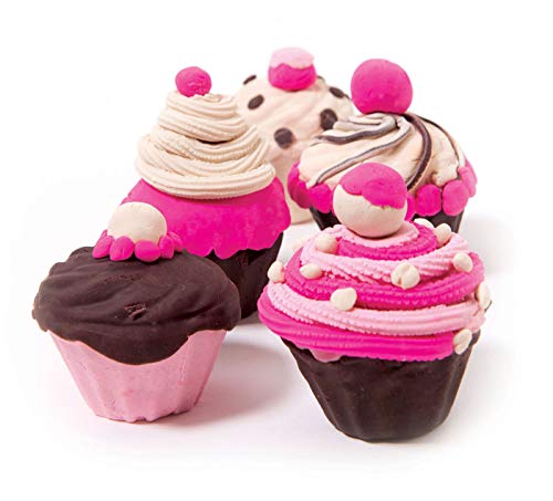 Educa Borras - Plastilina Tutti Frutti Set Deluxe Fábrica de Cupcakes, 3 masas moldeables (17541)
