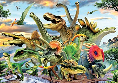 Educa - Dinosaurios Puzzle, 500 Piezas, Multicolor (17961)