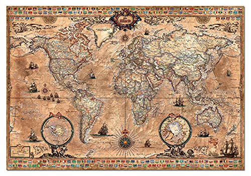 Educa - Mapamundi Puzzle, 1000 Piezas, Multicolor (15159)
