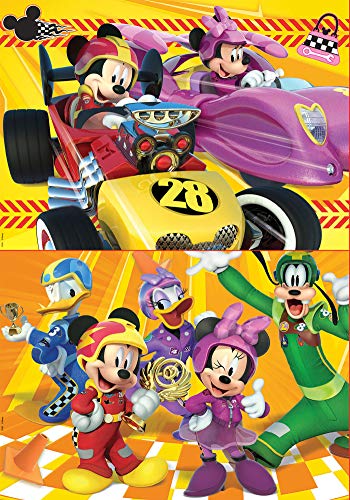 Educa - Mickey y los Súper Pilotos 2 Puzzles x 48 Piezas, Multicolor (17239)