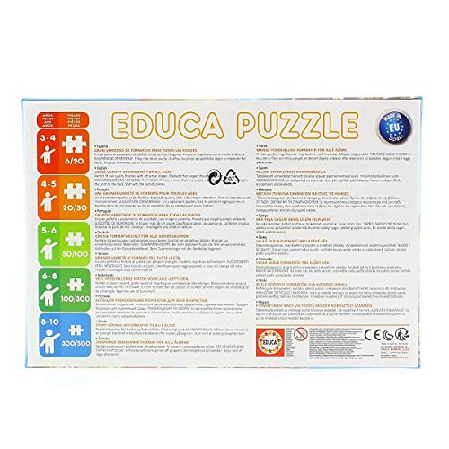 Educa - Minnie Ayudantes Felices Conjunto de Puzzles Progresivos, Multicolor (17630)