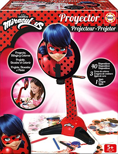 Educa Miraculous: Tales of Ladybug & Cat Noir LadyBug Proyector con 40 Diapositivas para Niños, multicolor (17415)
