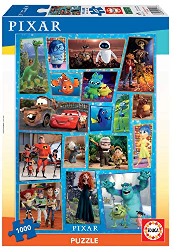 Educa - Pixar Family Puzzle, 1 000 Piezas, Multicolor (18497)