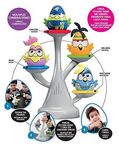 Educa - Tweet Beats CREA, Juego de Mesa Familiar de música, a Partir de 3 años, Multicolor (17911) , color/modelo surtido