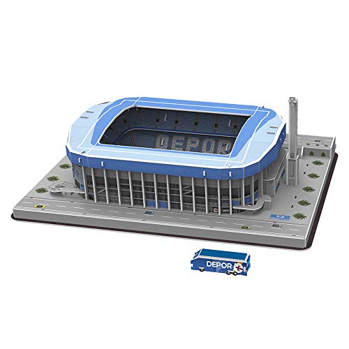 ELEVEN FORCE National Soccer Club Puzzle Estadio 3D Riazor (Deportivo), Multicolor, Talla Única (1)