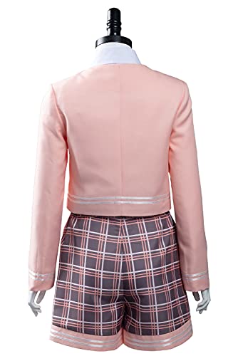 Enhopty Aikatsu Planet! Seirei High School Uniform Camiseta, Pantalones Cortos, Disfraz de Halloween Carnival, Cosplay, Costume Mujer L