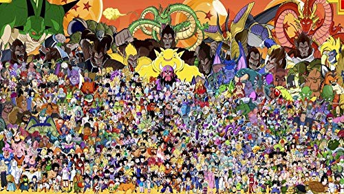 ERTYG Puzzles 1000 Piezas Puzzle Creativo Puzzle Colección Paper Dragon Ball * Juego Creativo Rompecabezas Arte DIY Juguetes